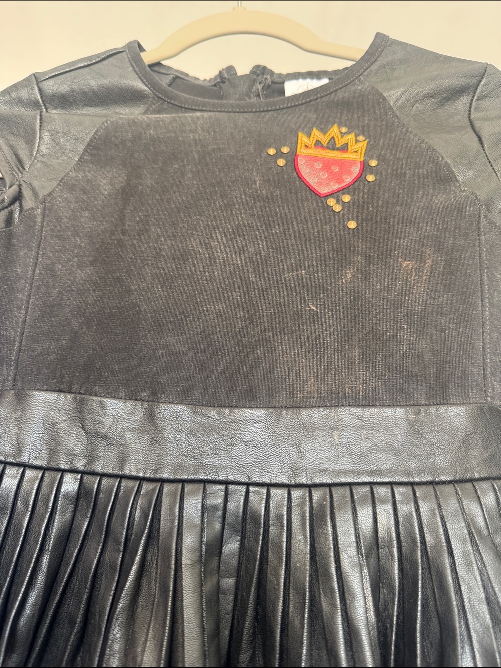 Disney Descendants Blue & Black Princess Heart Dress Costume From Disneyland - Picture 4 of 8